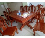 Thanh lý bộ bàn ăn 8 ghế