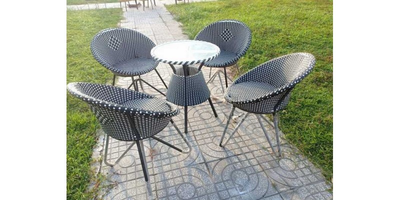 Bàn Ghế Cafe Giả Mây Thanh Lý Giá Rẻ