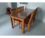 Bộ Bàn Ăn 6 Ghế Gỗ Sồi Thanh Lý Giá Rẻ