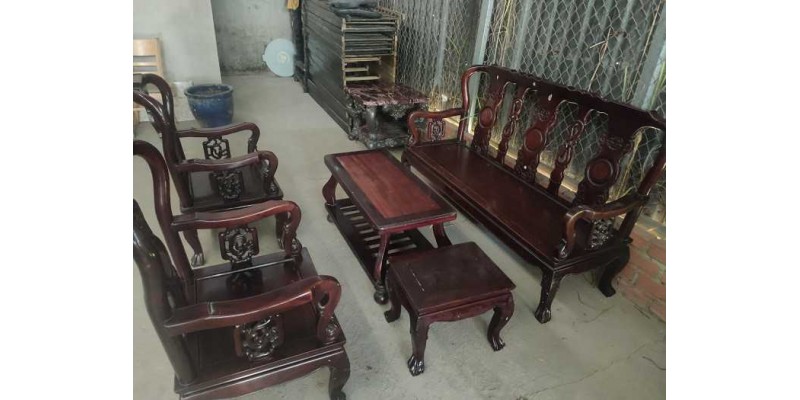 Thanh Lý Bộ Salon Gỗ Giá Rẻ