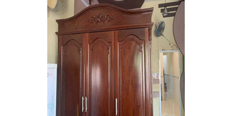 Thanh Lý Tủ Quần Áo Gỗ Căm Xe Giá Rẻ