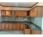 Thanh Lý Bộ Kệ Tủ Bếp Gỗ Xoan Đào