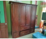 Thanh Lý Tủ Quần Áo 4 Cánh Gỗ Tự Nhiên Giá Rẻ