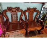 Thanh lý bộ salon gỗ gõ đỏ tay 12 giá rẻ