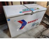 Thanh lý tủ đông cũ Sanaky VH-3699W3 INVERTER 2 ngăn đông mát