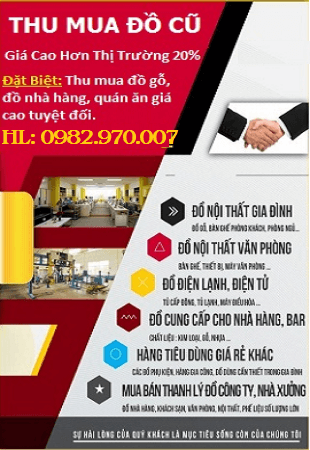 Thu mua đồ cũ giá cao tại TPHCM và các tỉnh lân cận