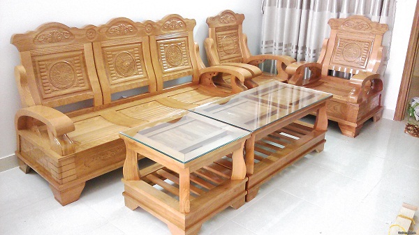 bàn ghế gỗ cũ giá rẻ TPHCM