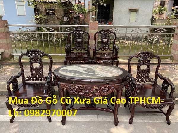  Thu mua bàn ghế đồ gỗ cũ giá cao ở Tp.HCM