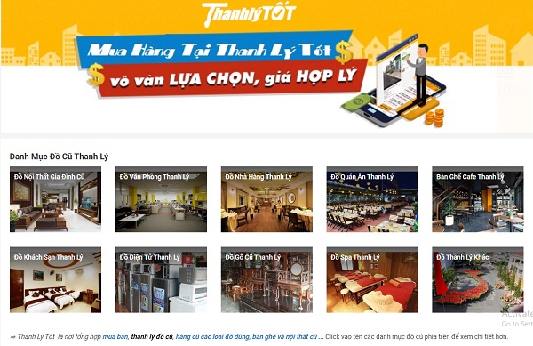 Website thanh lý đồ cũ uy tín tại Tp.HCM 2022 -2023